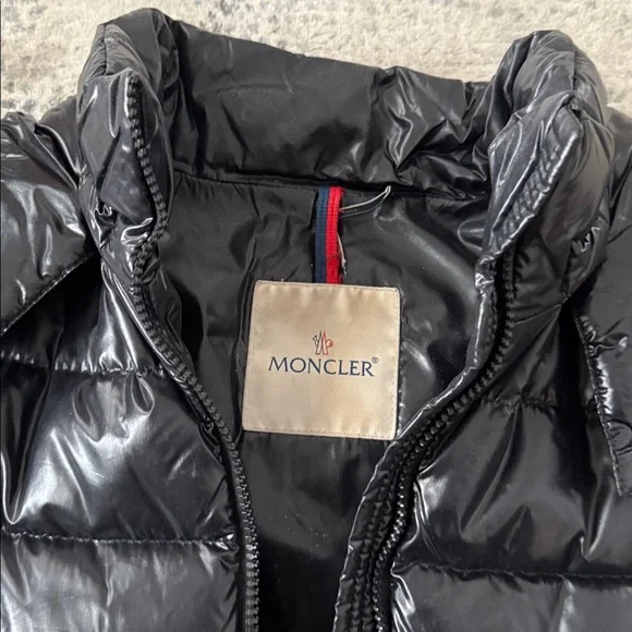 Moncler Womens Black Puffer Coat - Picture 2 of 6